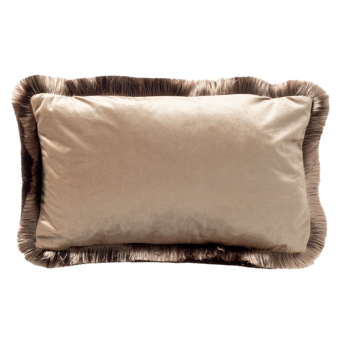 JEANETTE | sierkussen 30x50 cm | Doeskin | bruin | Hoii