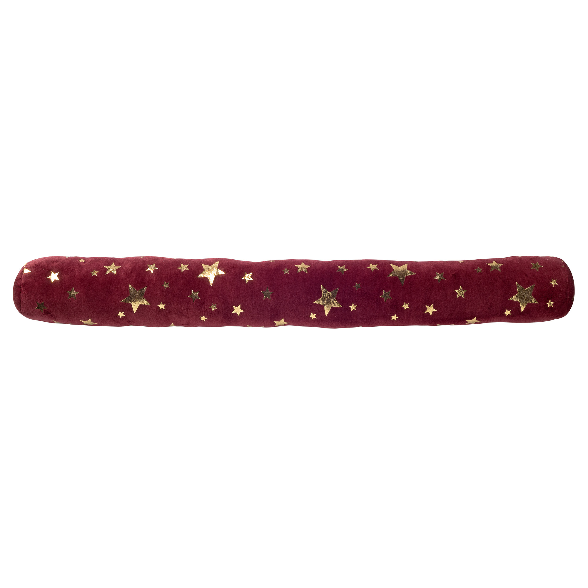 STARS - Tochtstopper 90x10 cm - Tochtrol met sterren - Kerst - Biking red - rood