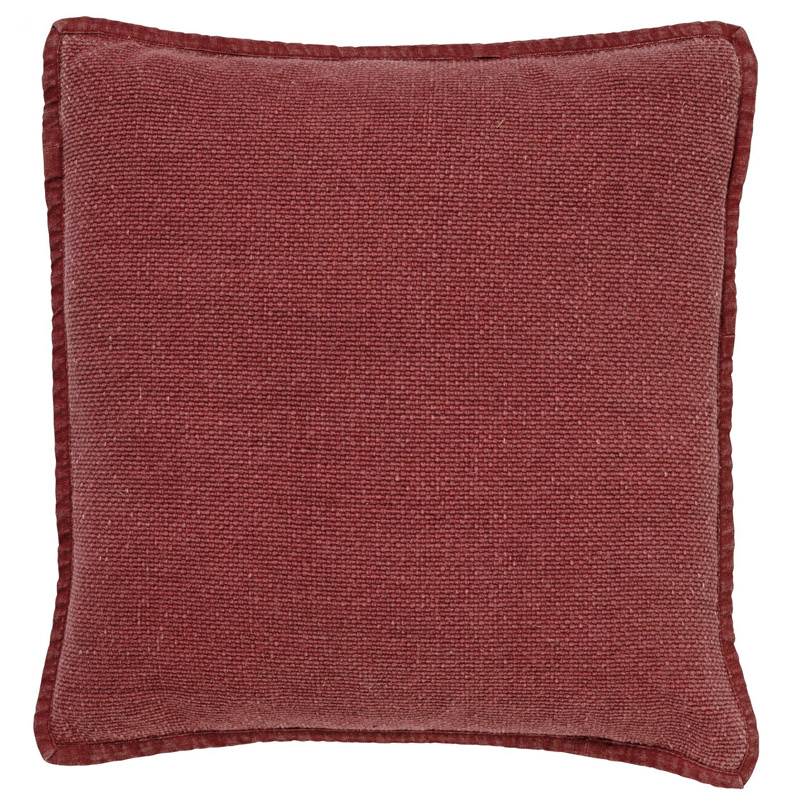 BOWIE - Kussenhoes gewassen katoen 45x45 cm -  Merlot - rood