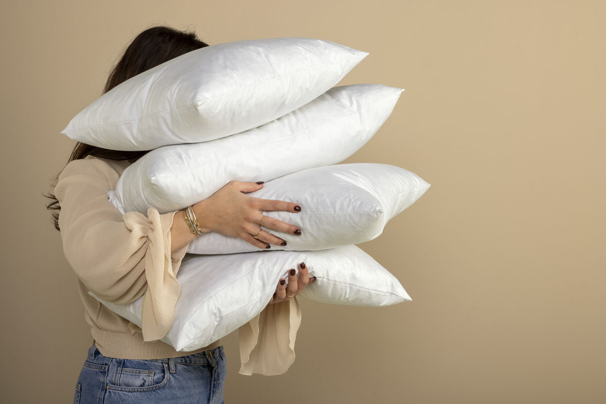 BINNENKUSSEN - 30x50 cm - 360 gram - veren