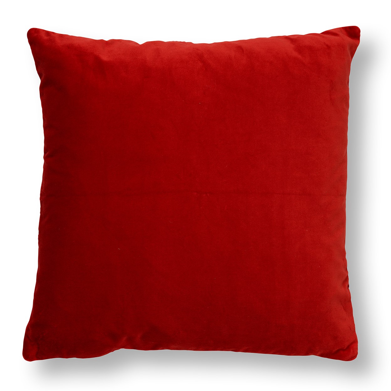 PEBBE - Sierkussen velvet Aurora Red 45x45 cm - rood