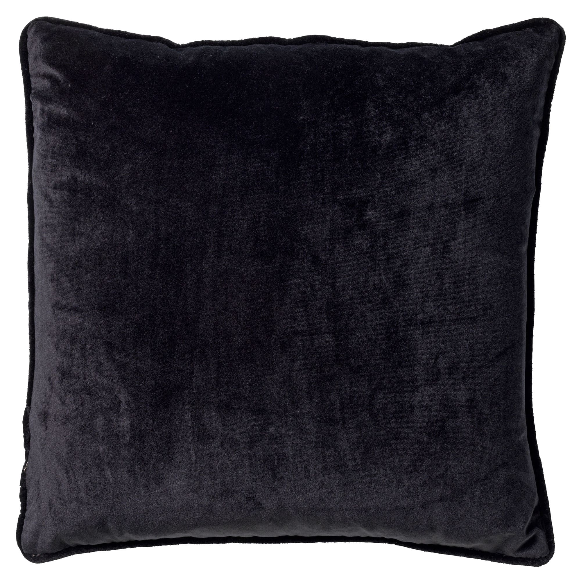 KUSSENSET - 4-delig - 45x45 cm en 30x50 cm - inclusief binnenkussens - blauw, zwart, grijs