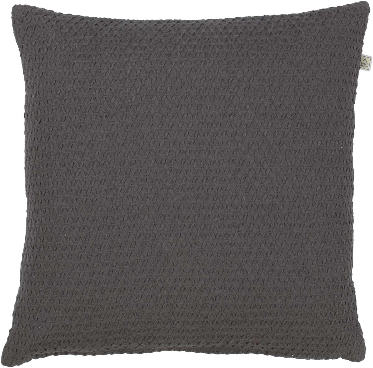 FIXA - Sierkussen 45x45 cm - donkergrijs - met hoes van 100% katoen