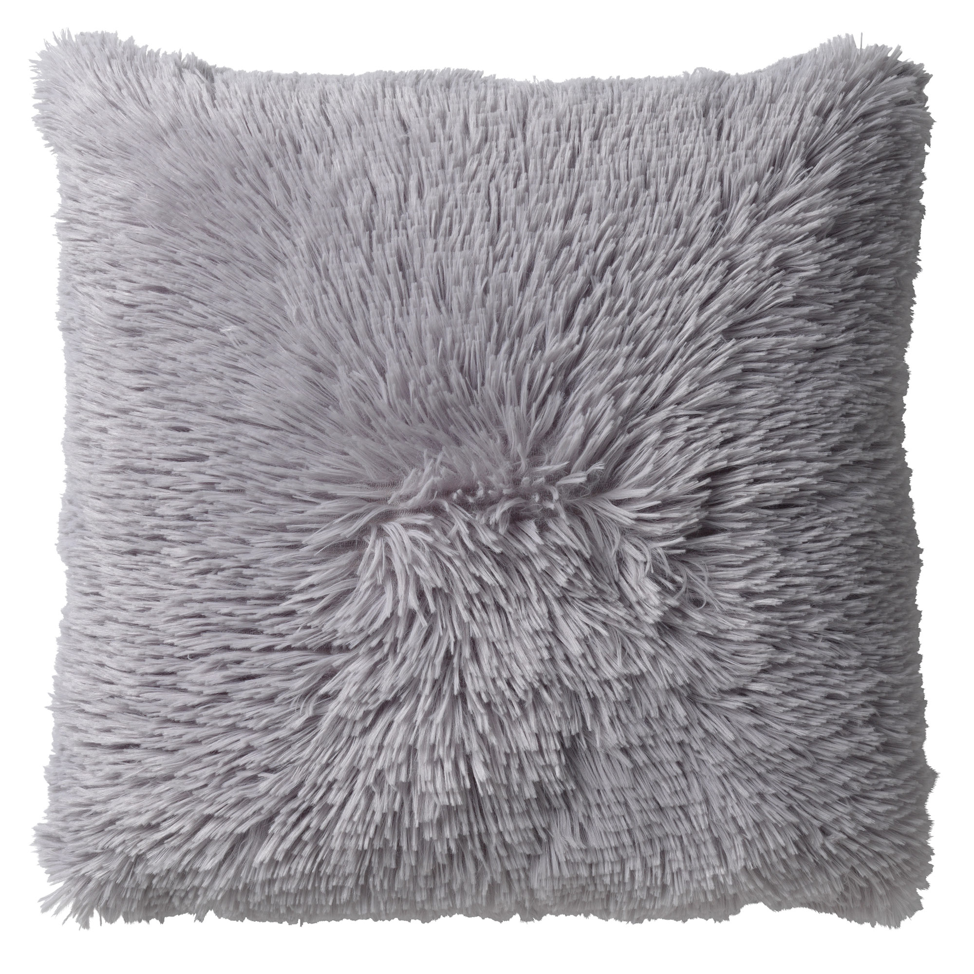 FLUFFY Sierkussen unikleur 45x45 cm - Micro Chip - lichtgrijs SKFLUF45LGR