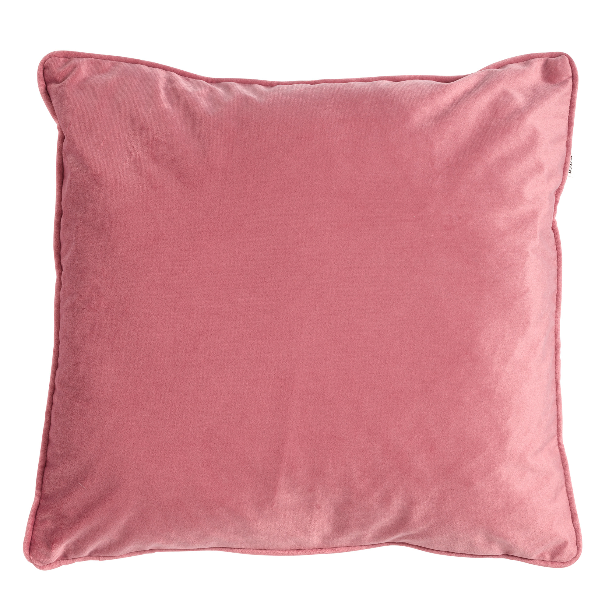 FINN - Sierkussen 60x60 cm - velvet - effen kleur - Dusty Rose - roze