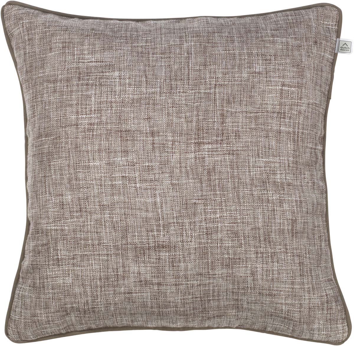 ALRIK - Sierkussen taupe 45x45 cm