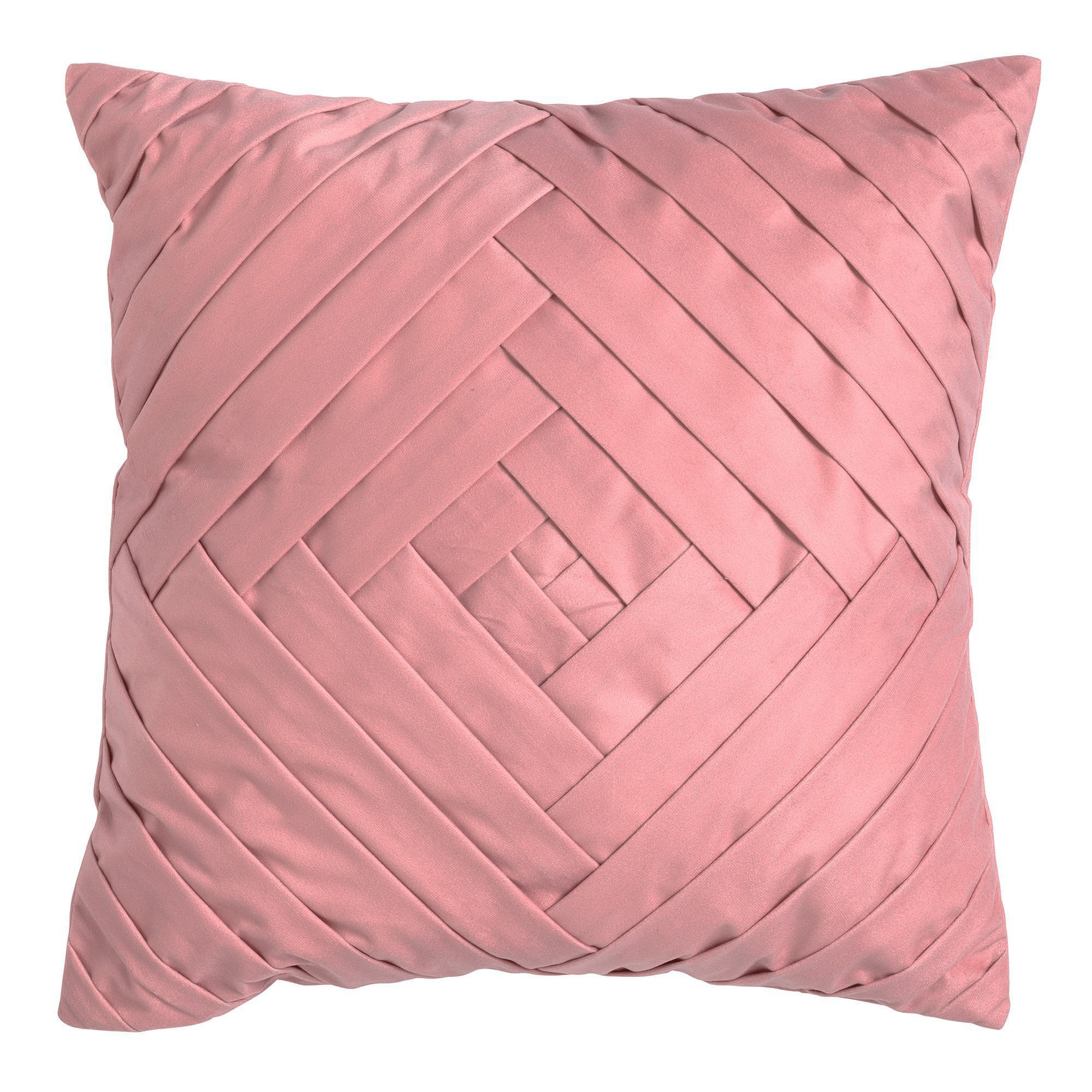 PHILLY - Kussenhoes velvet 45x45 cm - Dusty Rose - roze