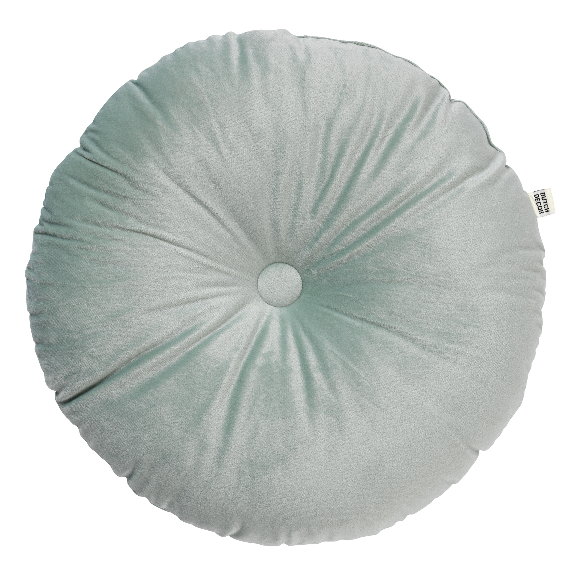 OLLY - Sierkussen rond velvet 40 cm - Jadeite - lichtgroen OLLY - Sierkussen rond velvet 40 cm - Jadeite - lichtgroen