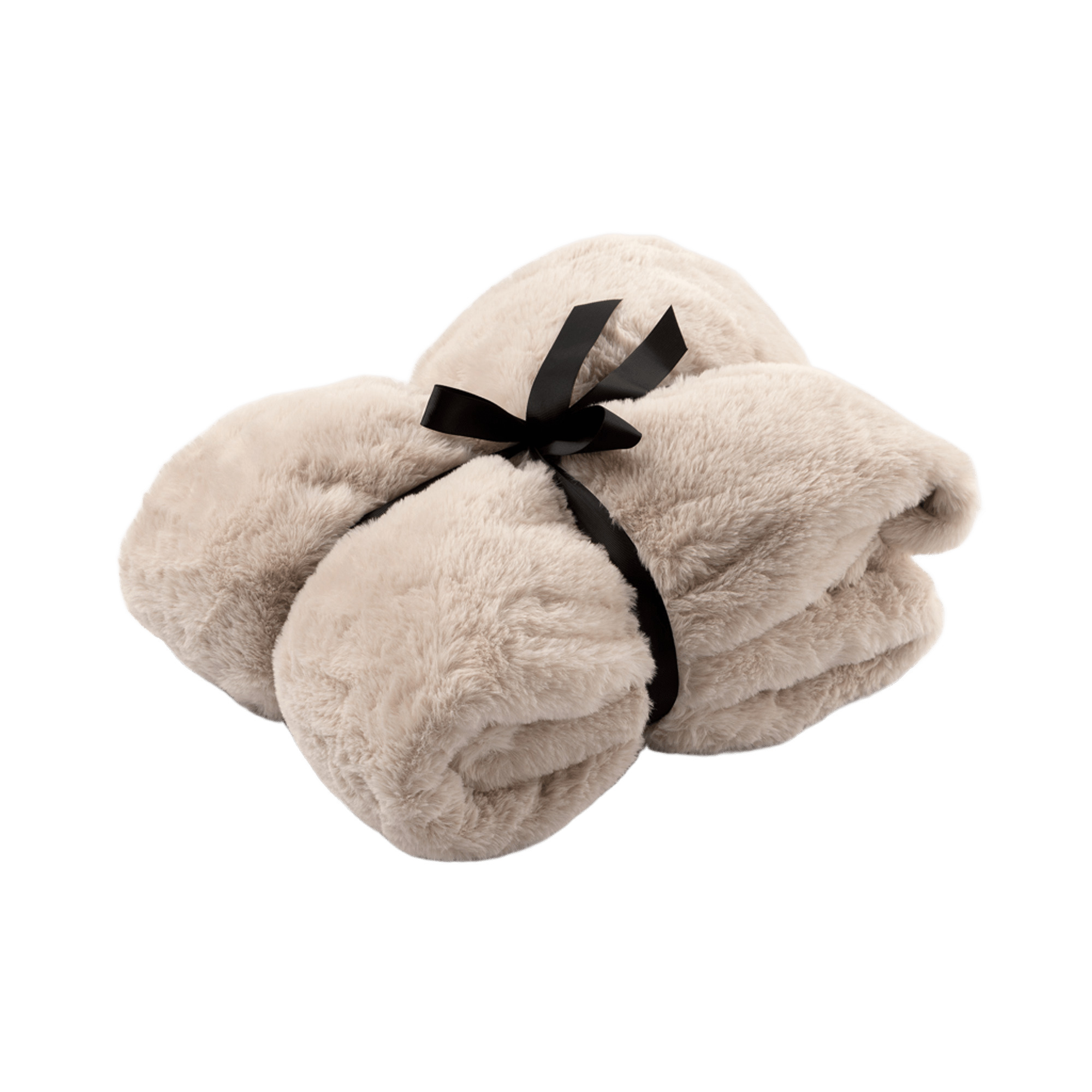 LIZE - plaid 140x180 cm - 100% gerecycled polyester - Pumice Stone - beige