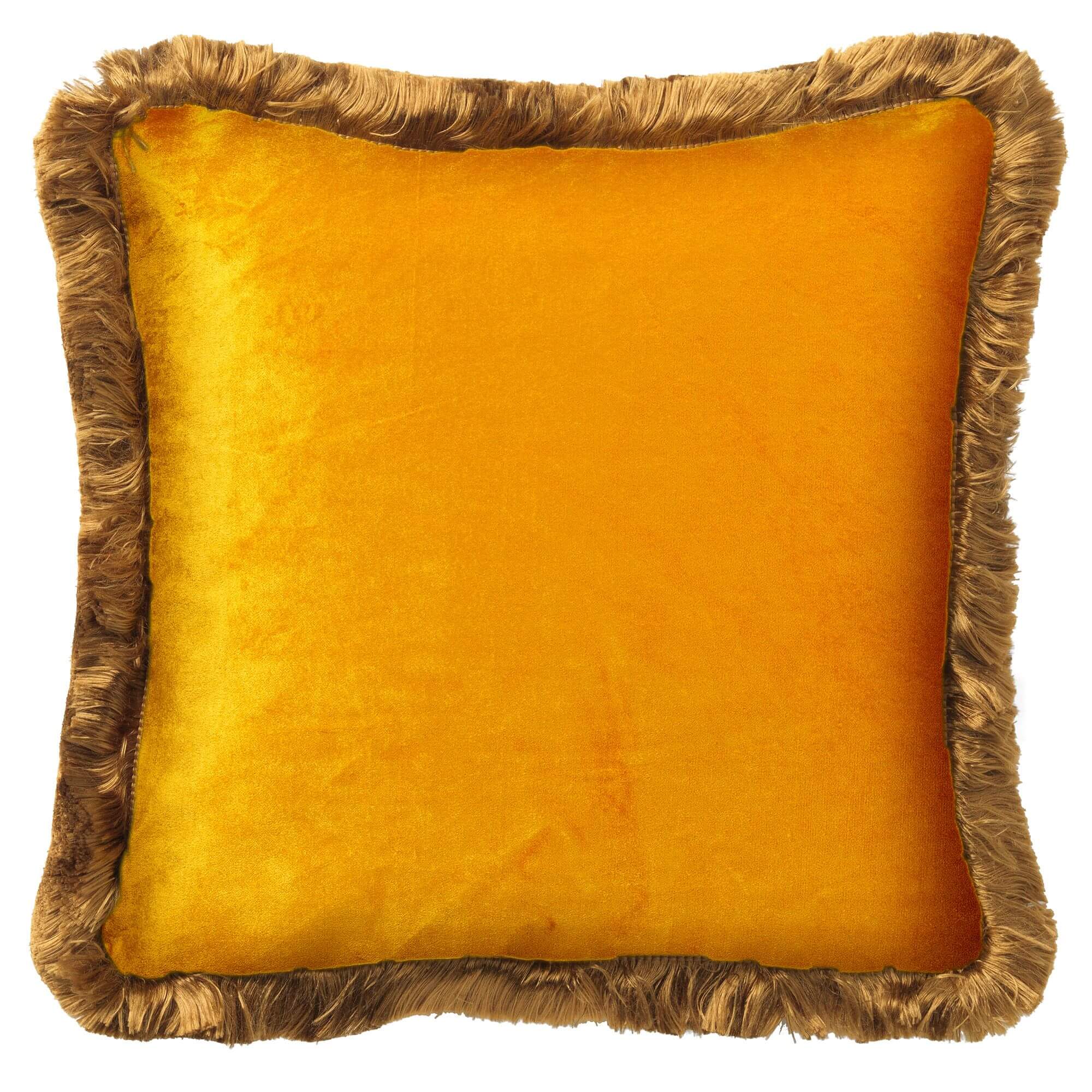 PHOENIX | Sierkussen 45x45 cm | Golden Glow | Geel | Bruin | Hoii | met duurzame kussenvulling