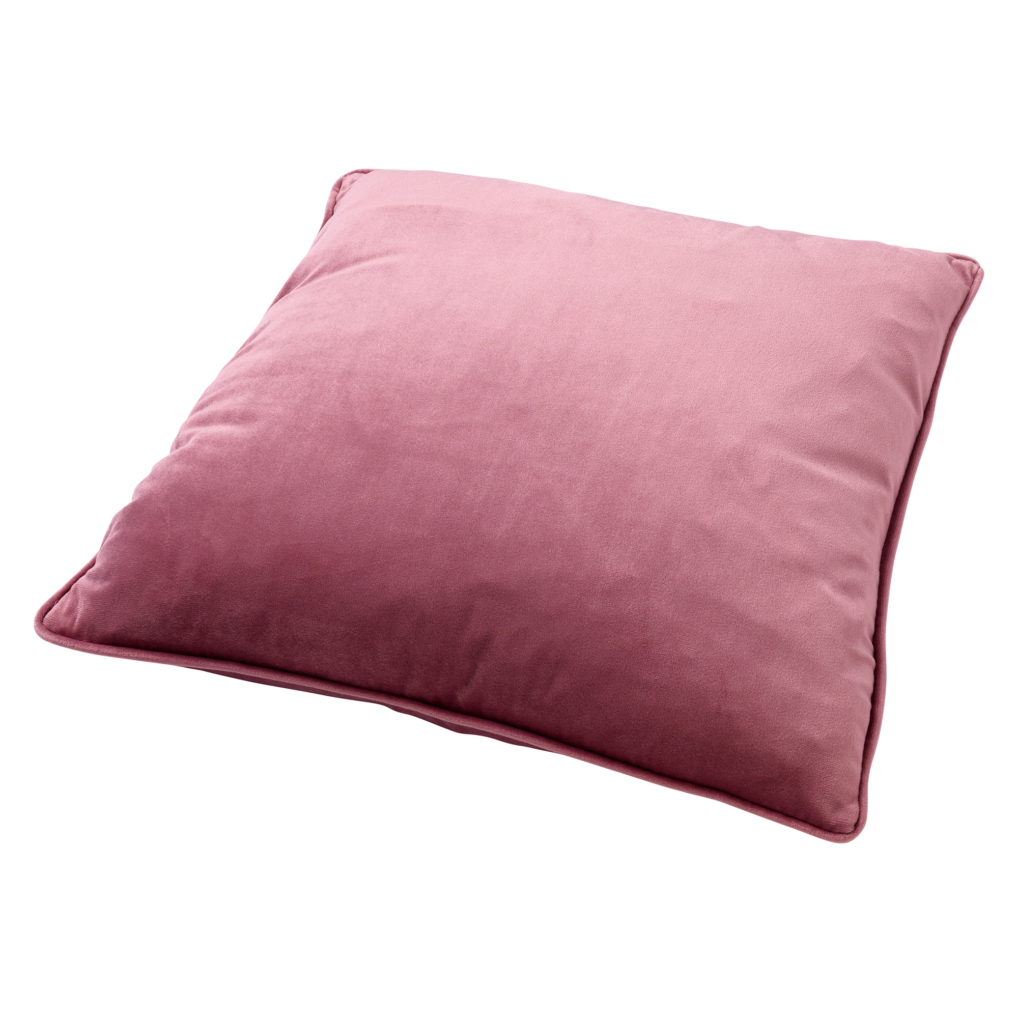 FINN - Sierkussen 45x45 cm - velvet - effen kleur - Heather Rose - roze