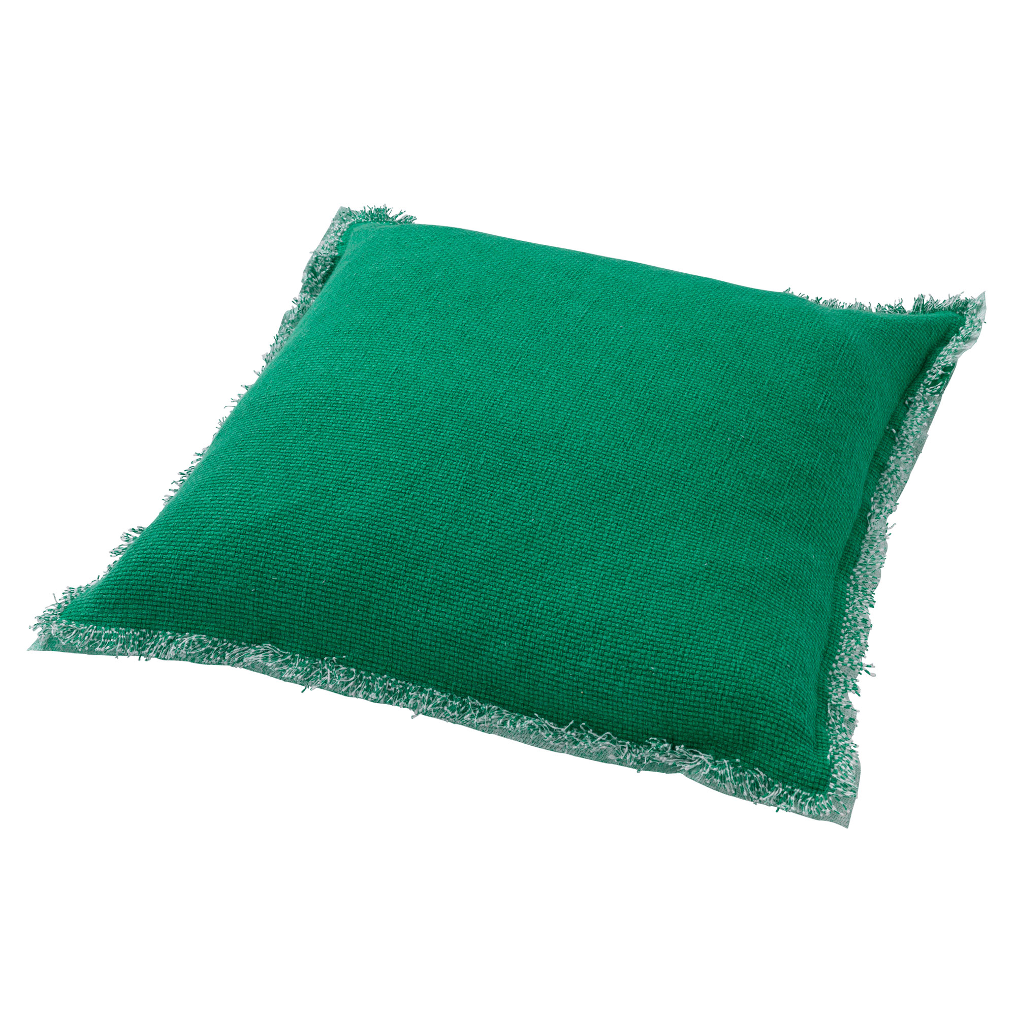 BURTO - Kussenhoes van gewassen katoen Emerald 60x60 cm - groen
