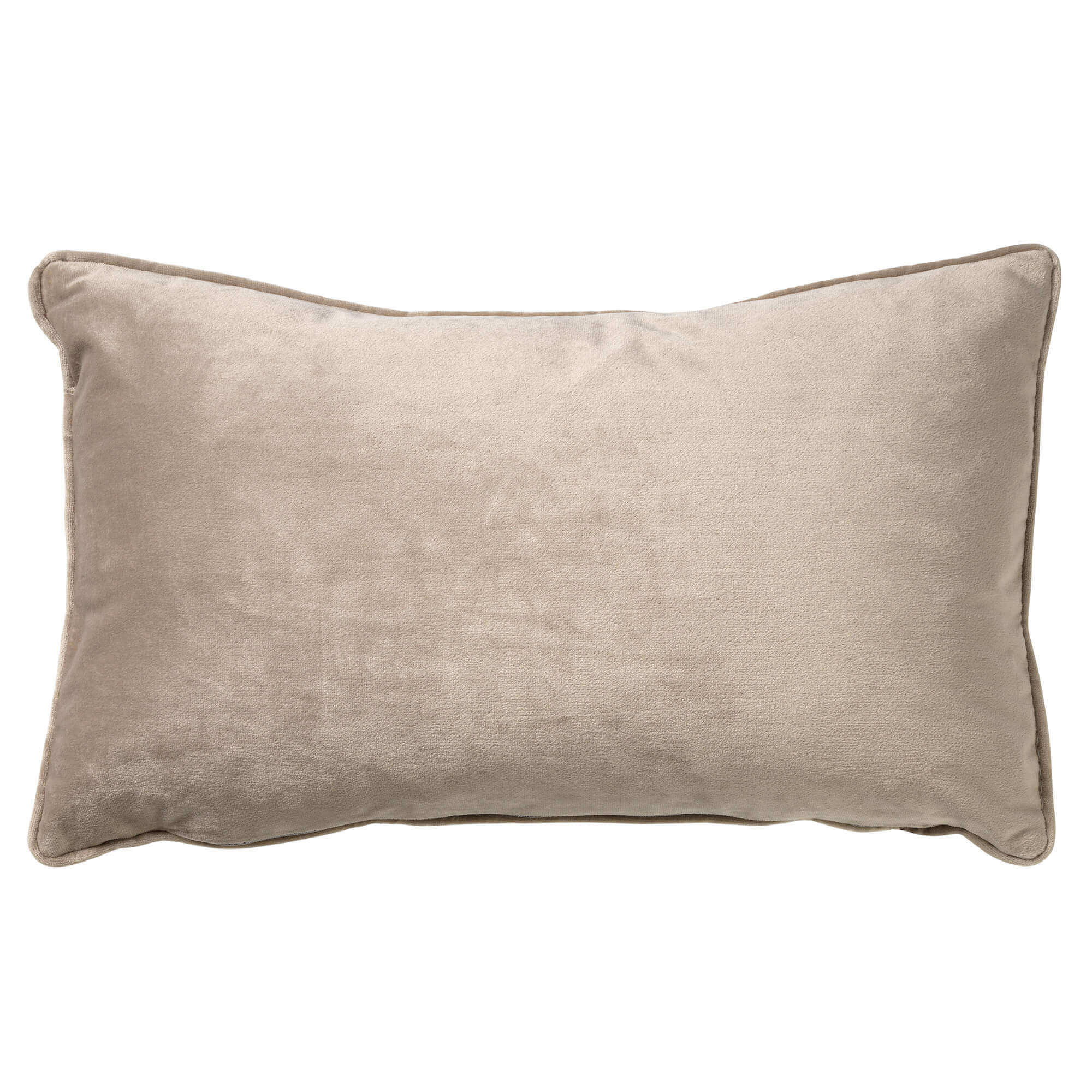 FINN - Kussenhoes 40x60 cm - velvet - effen kleur - Pumice Stone - beige