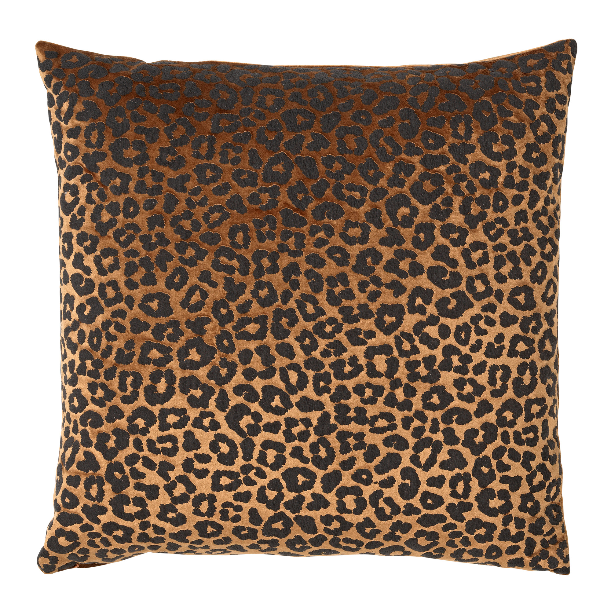 SURI - Sierkussen met dierenprint 45x45 cm Tobacco Brown - bruin