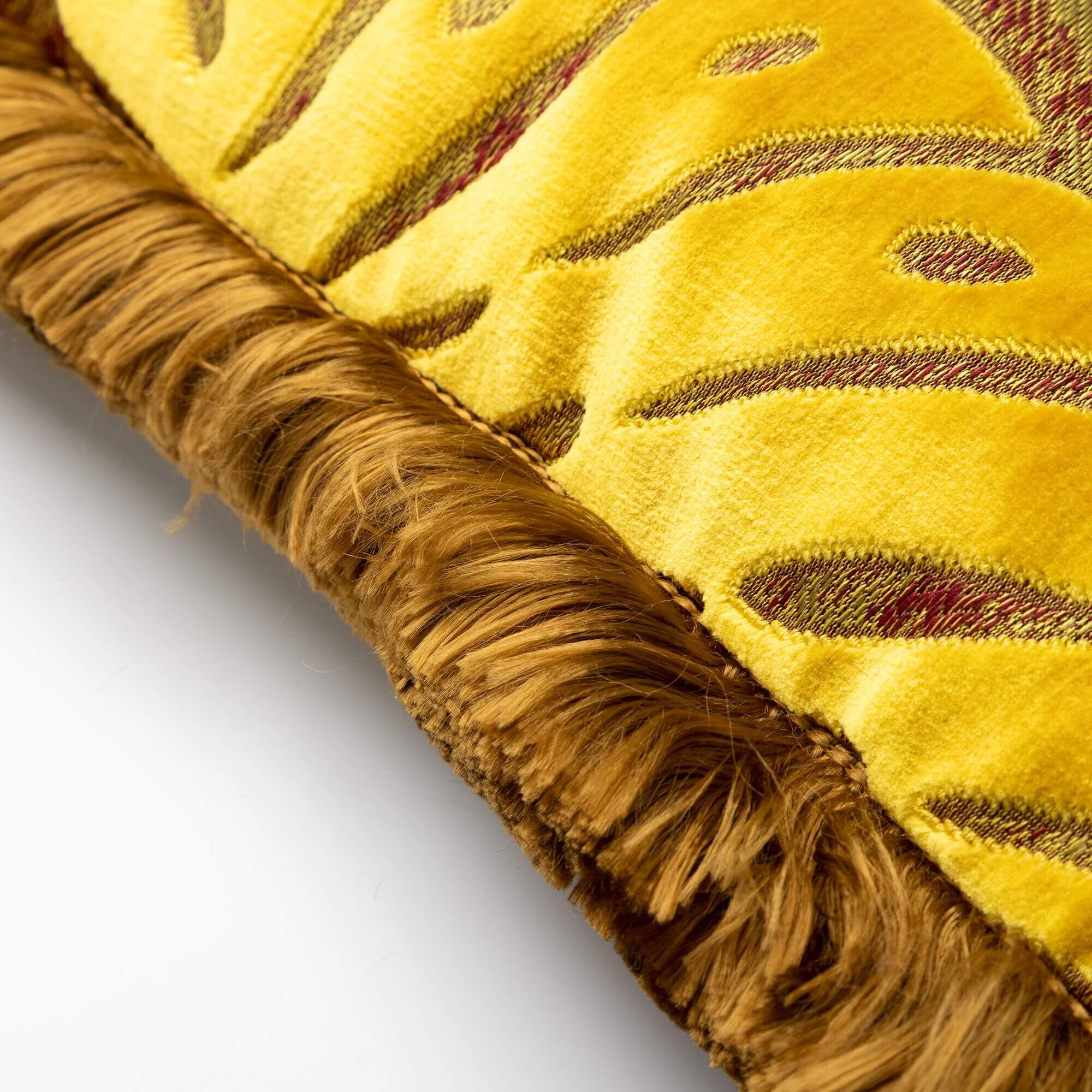 PHOENIX | Sierkussen 45x45 cm | Golden Glow | Geel | Bruin | Hoii | met duurzame kussenvulling