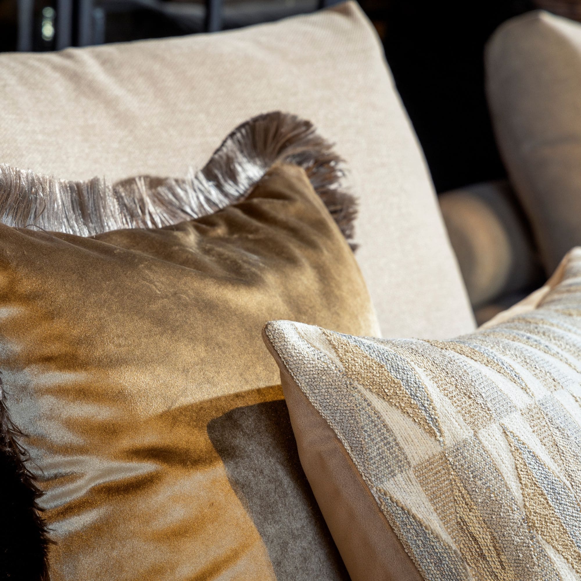 MARENT | sierkussen 45x45 cm | White Pepper | beige | Hoii 