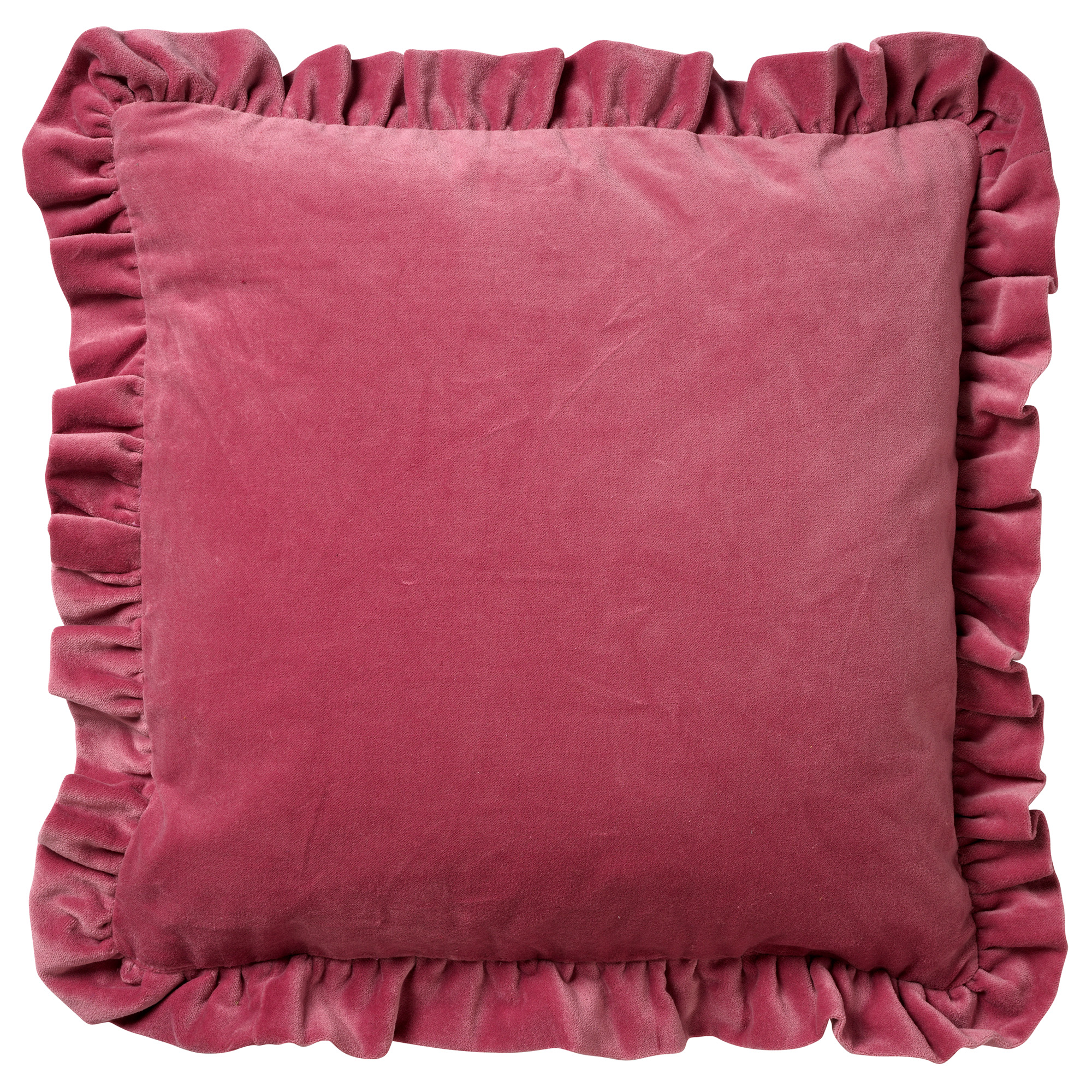 YARA - Sierkussen velvet Heather Rose 45x45 cm - roze