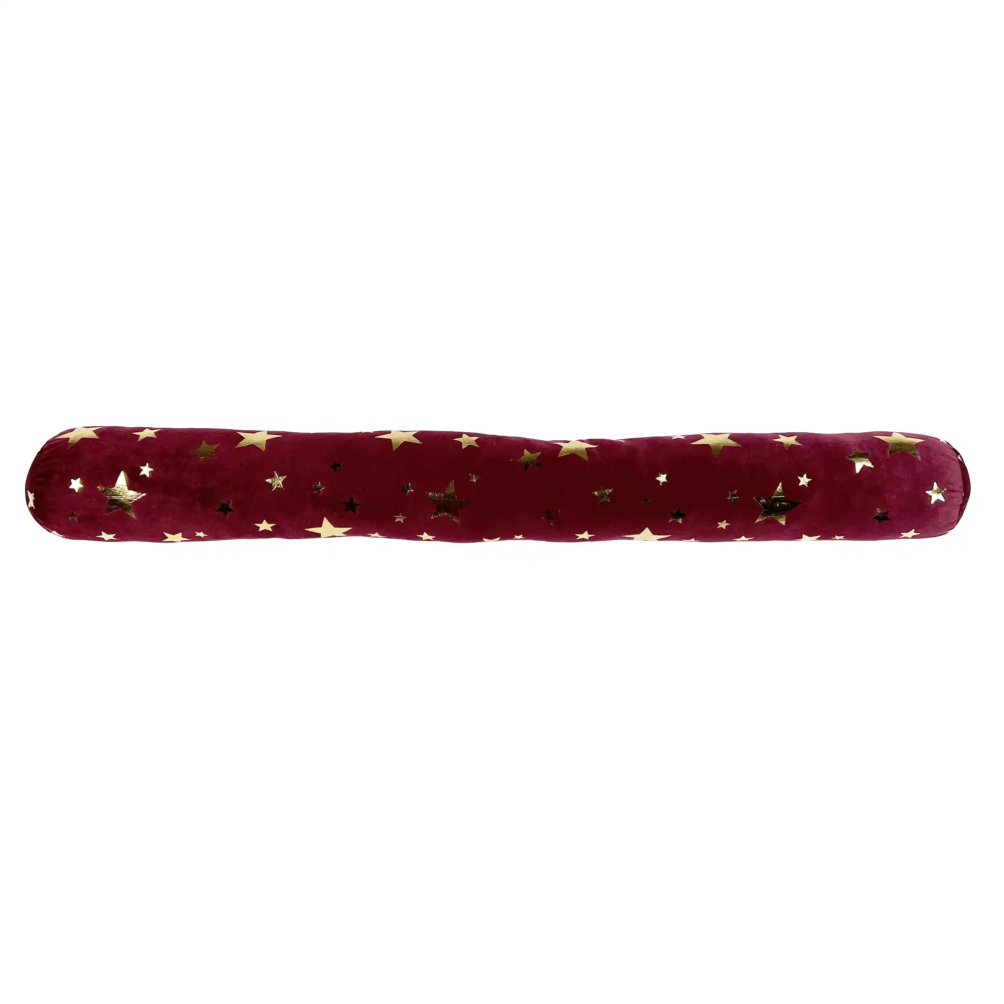 STARS - Tochtstopper 90x10 cm - Tochtrol met sterren - Kerst - Biking red - rood