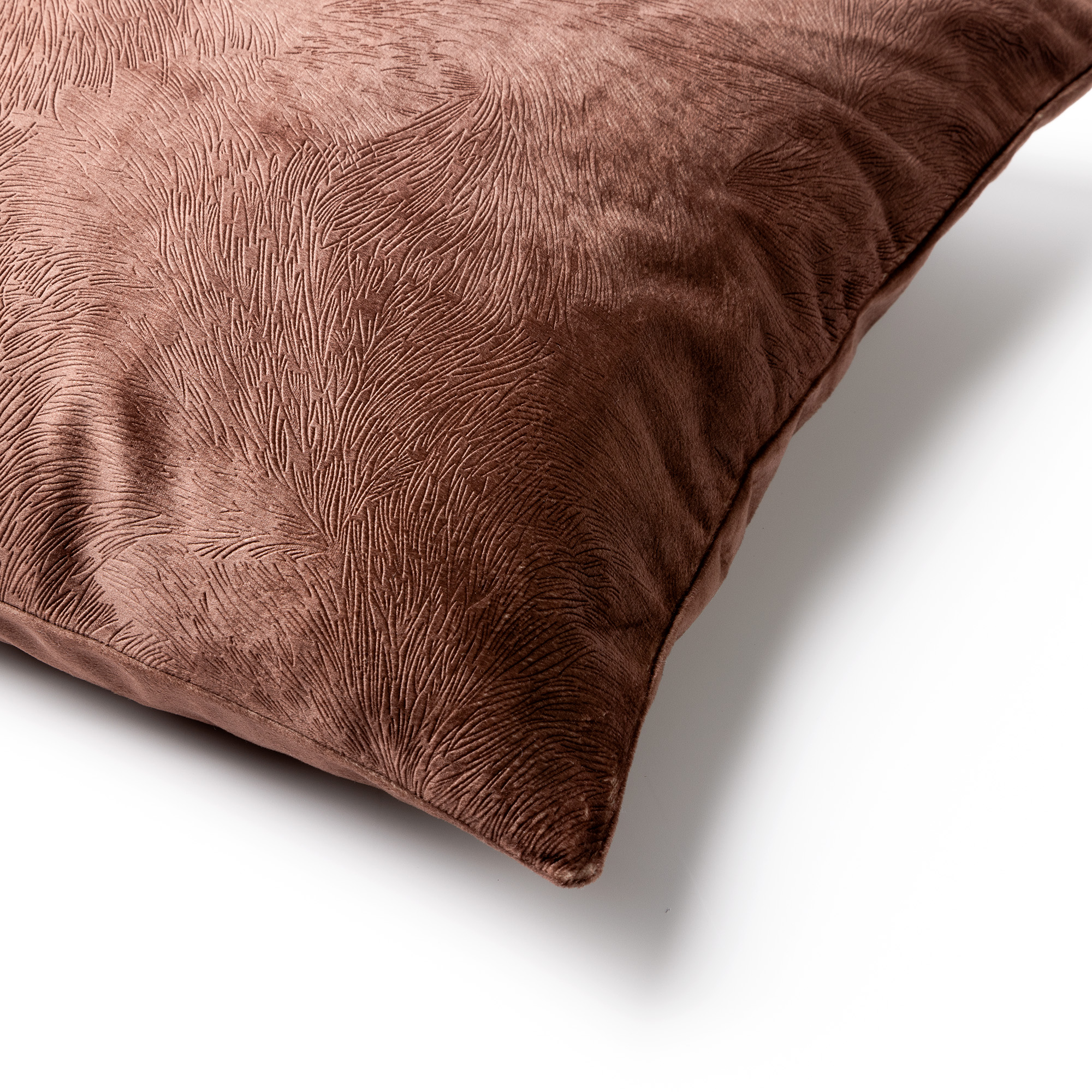 VOORDEELSET ELAH - Set van 4 sierkussens - Marin + Fluffy + Elah – 45x45 cm - wit - beige - cappuccino