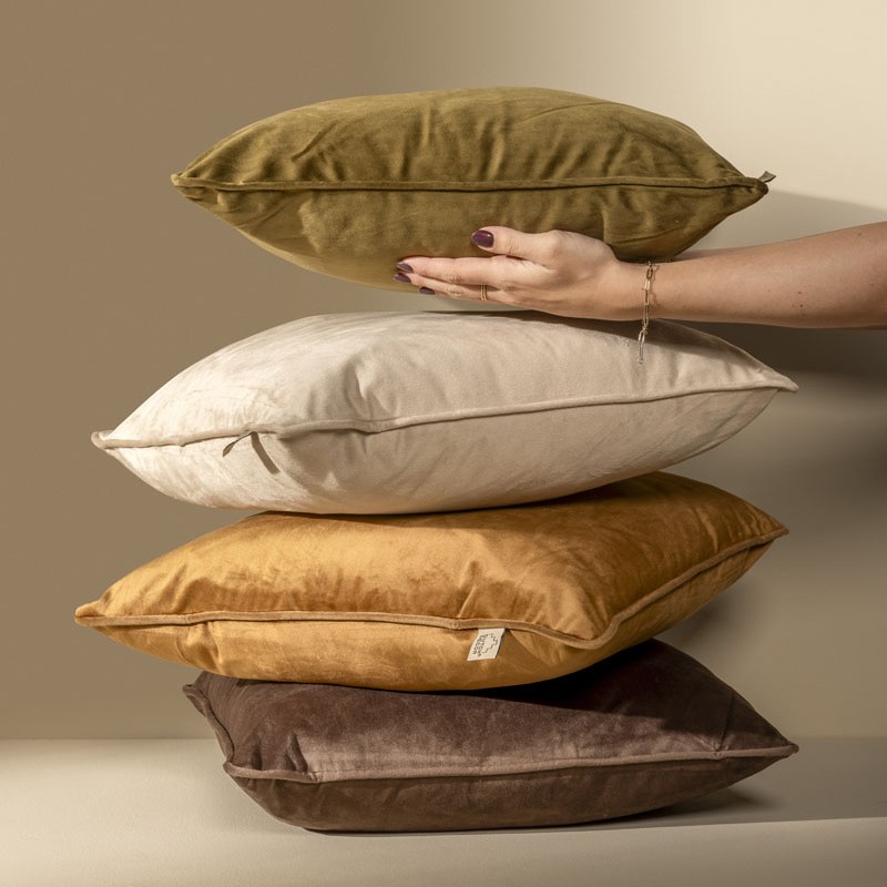 FINN - Sierkussen 30x50 cm - velvet - lendekussen - Pumice Stone - beige FINN - Sierkussen 30x50 cm - velvet - lendekussen - Pumice Stone - beige