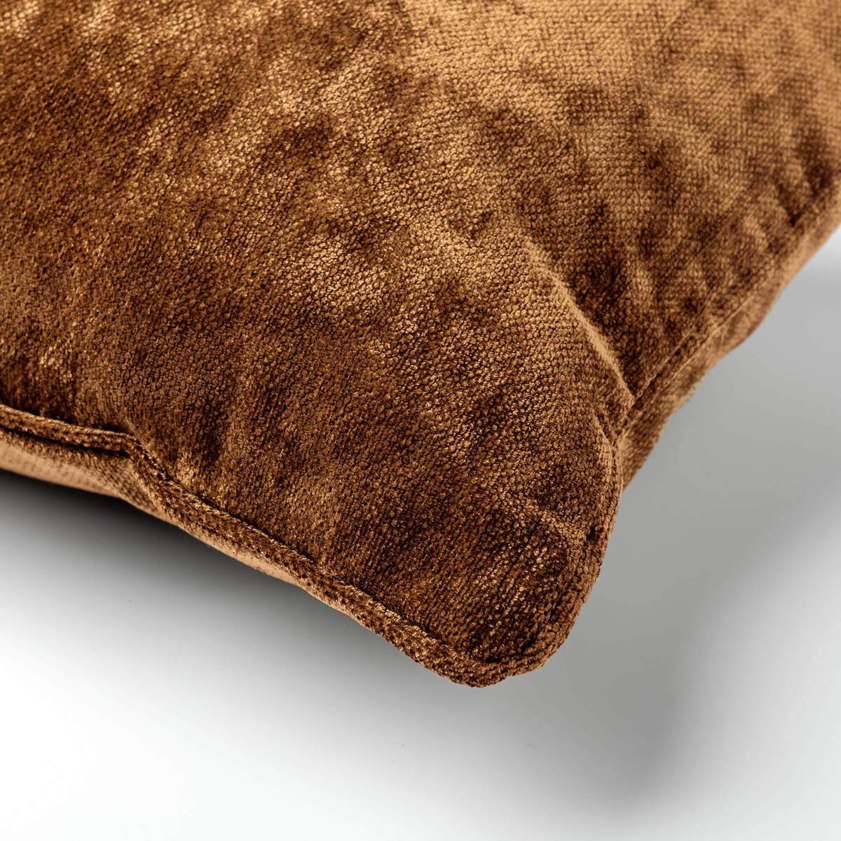 LEWY - Sierkussen 45x45 cm - Tobacco Brown - Bruin
