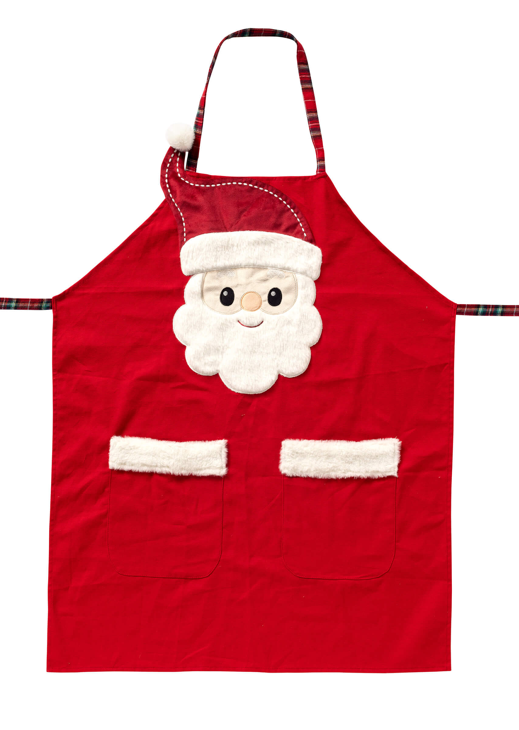 SANTA CHEF   schort - kerst - True Red - rood