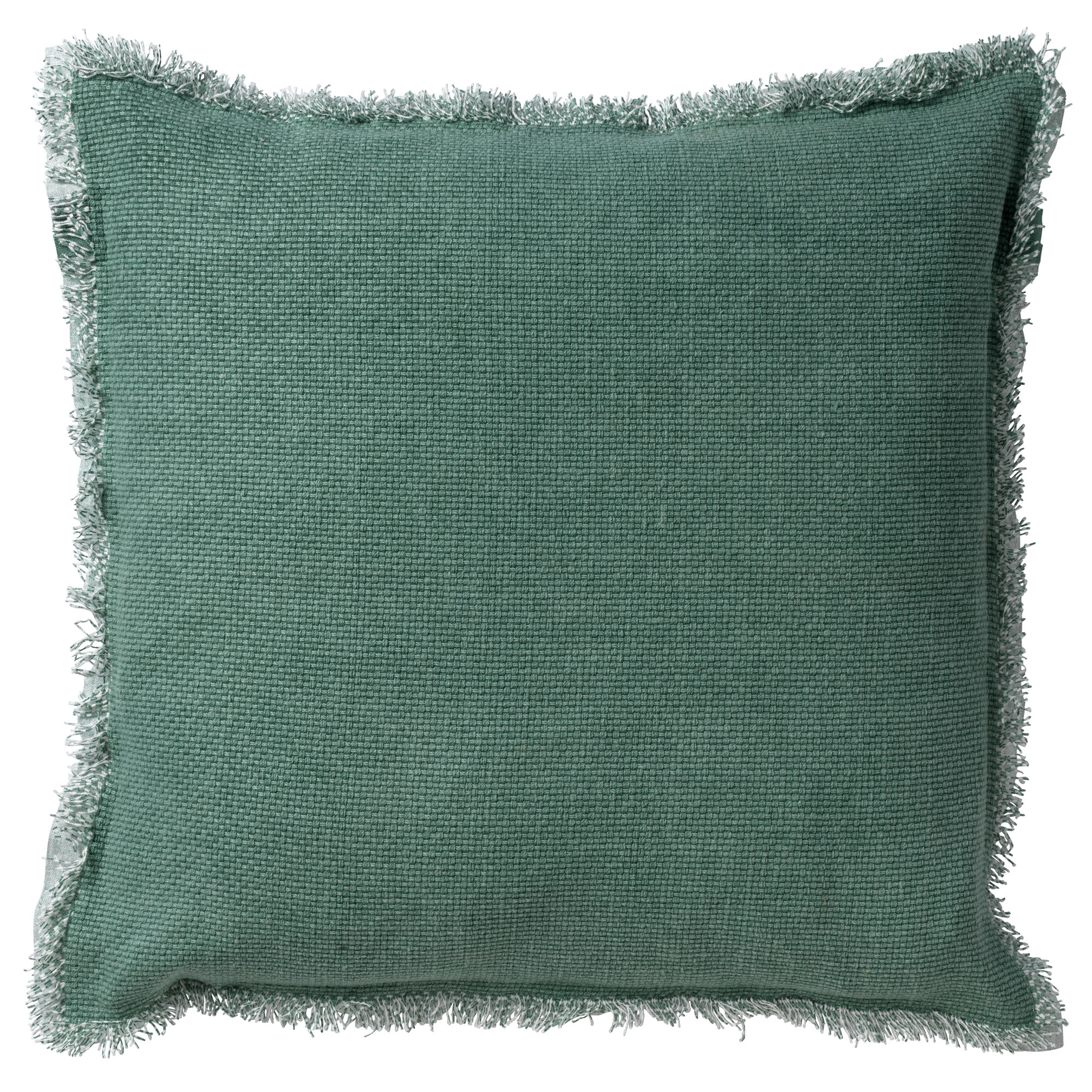 BURTO - Sierkussen van gewassen katoen Jadeite 60x60 cm - groen
