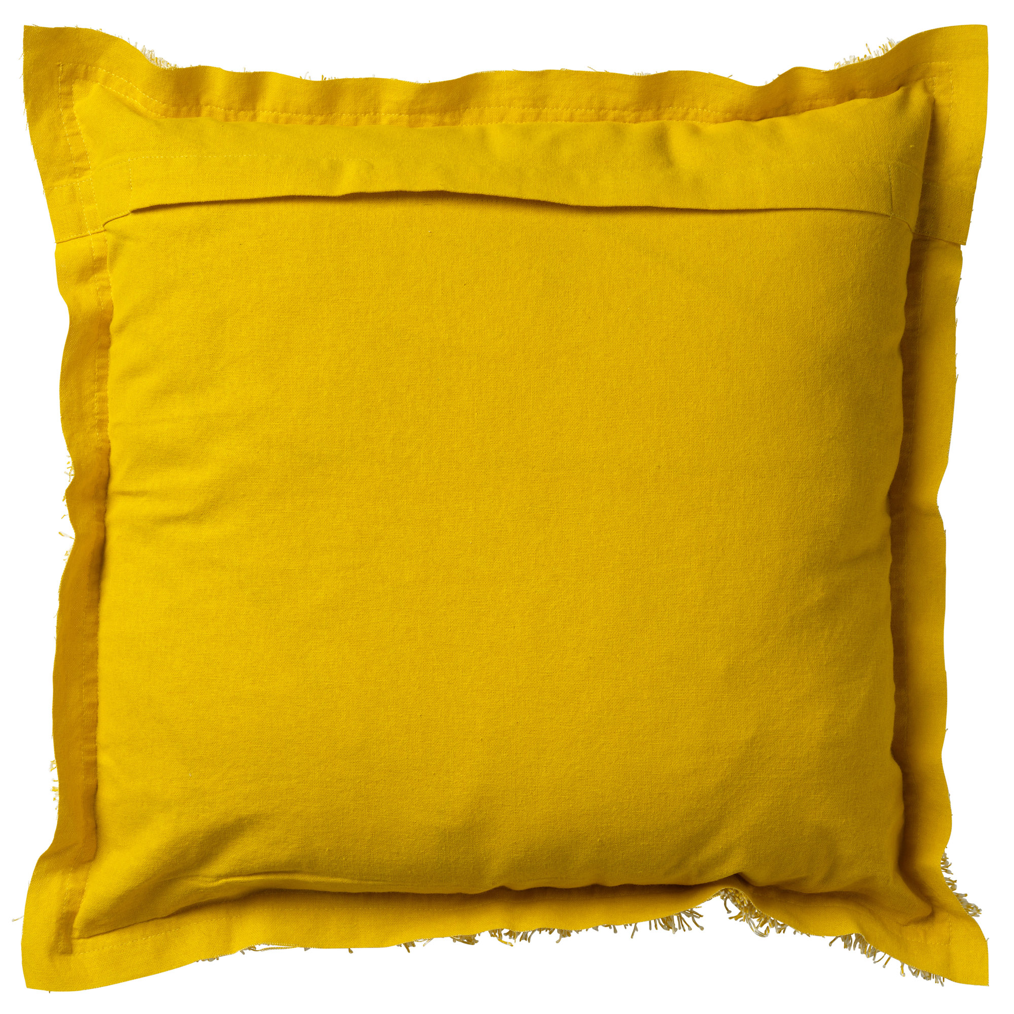 BURTO - Kussenhoes van gewassen katoen Lemon 45x45 cm - geel BURTO - Kussenhoes van gewassen katoen Lemon 45x45 cm - geel