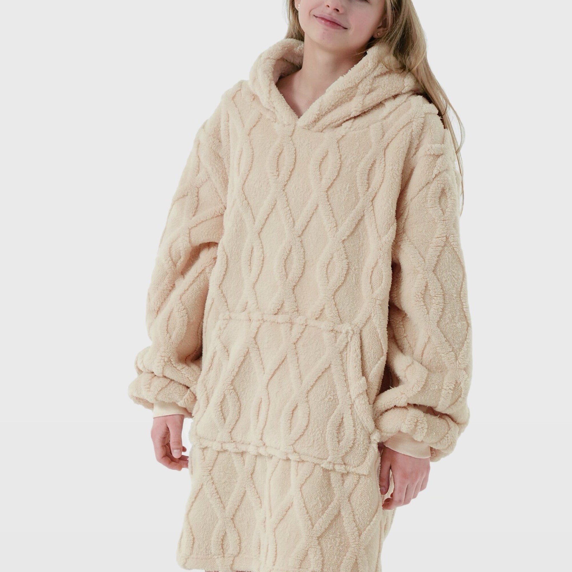 ROSETTA - hoodie 60x90 cm - tieners - Bone White - wit ROSETTA - hoodie 60x90 cm - tieners - Bone White - wit