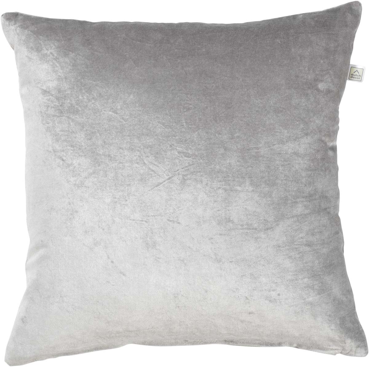CIDO - Sierkussen velvet midden grijs 45x45 cm