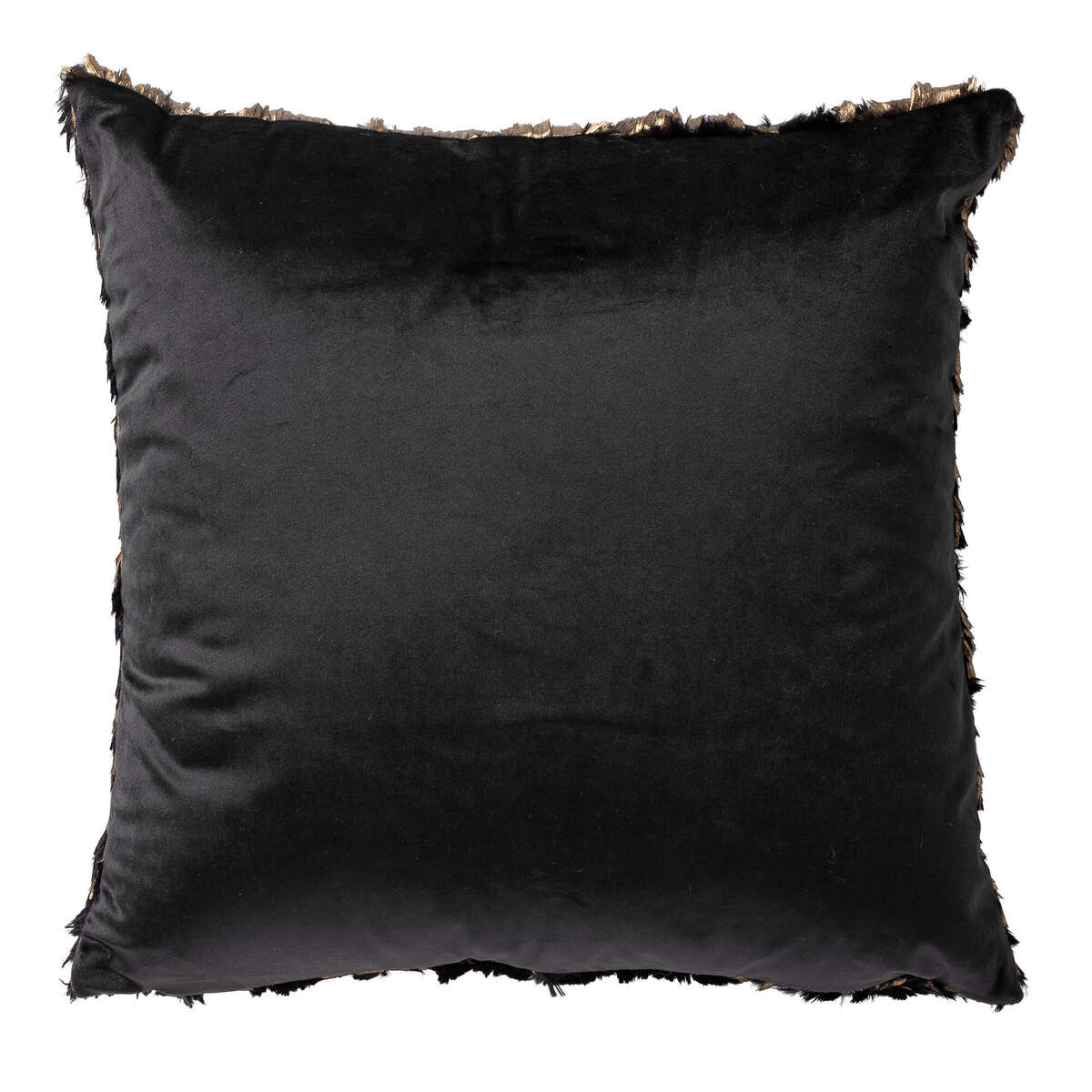 SILVIJN - sierkussen 45x45 cm - Raven - zwart