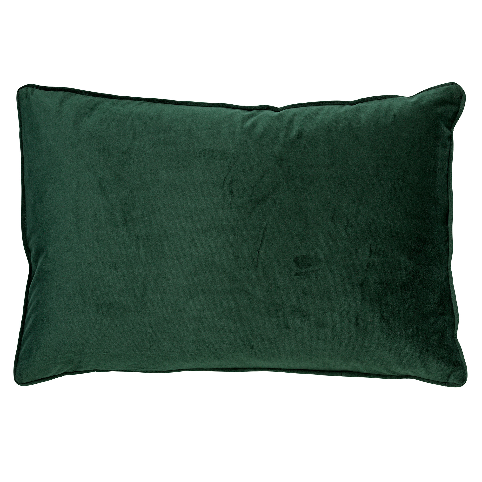 FINN - Kussenhoes 40x60 cm - velvet - effen kleur - Mountain View - donkergroen