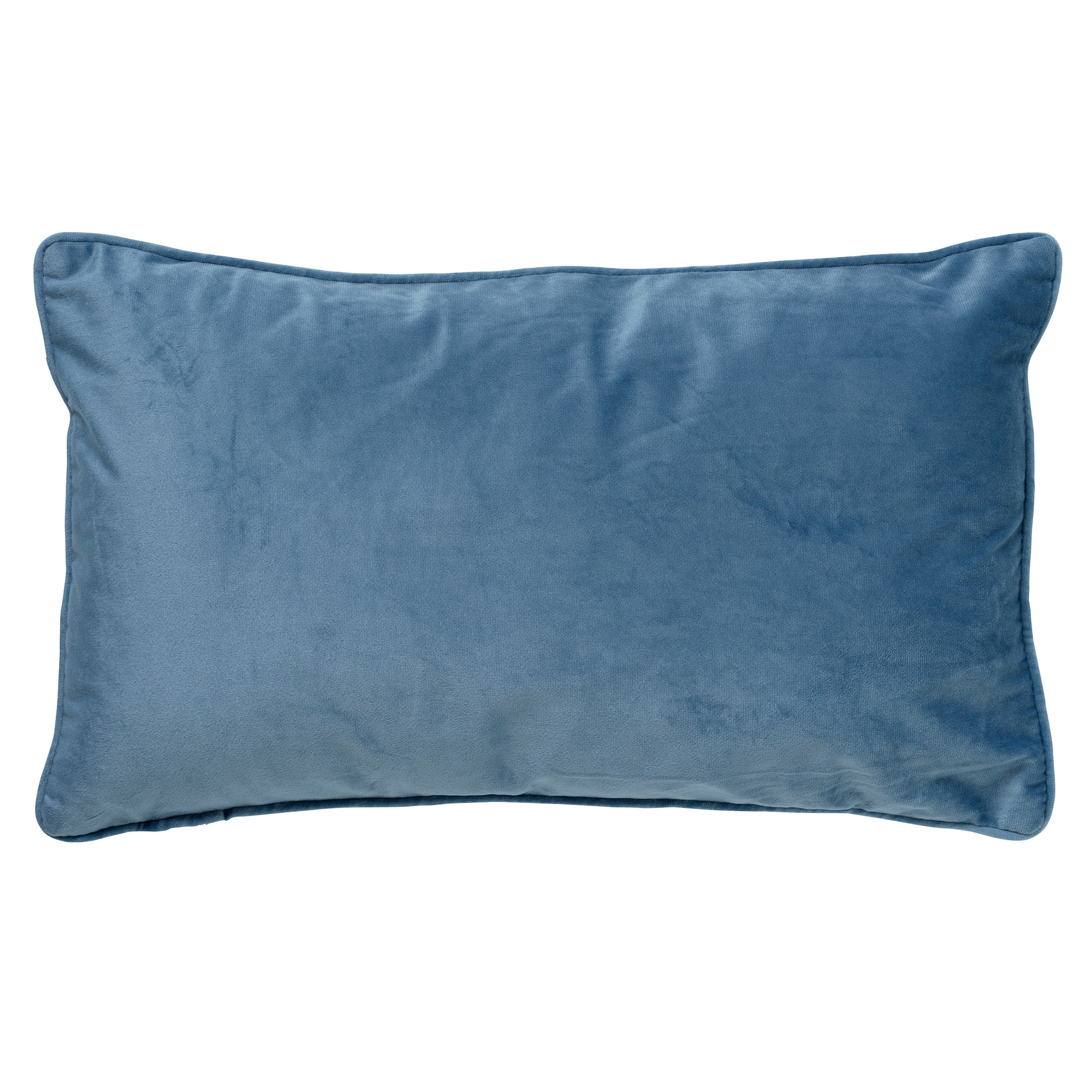 FINN - Sierkussen 30x50 cm - velvet - lendekussen - Provincial Blue - lichtblauw